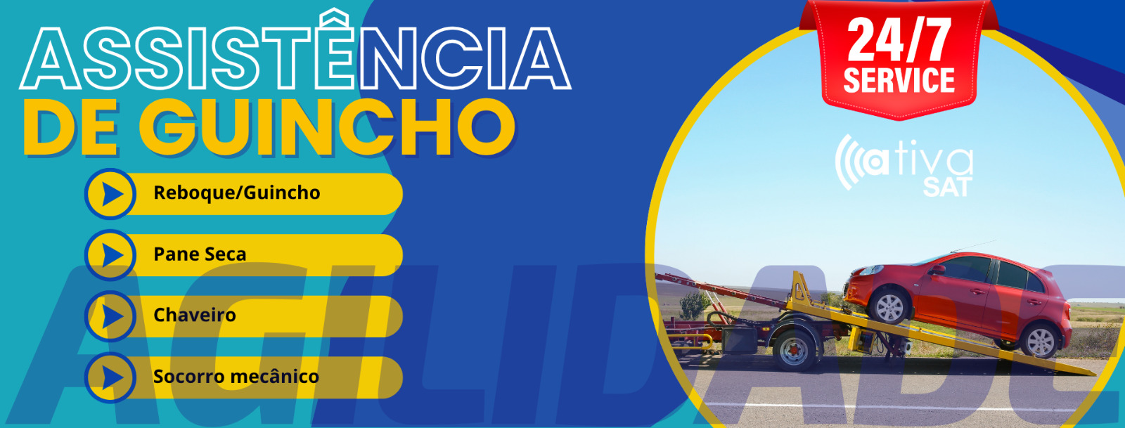 assistência de guincho 24 horas